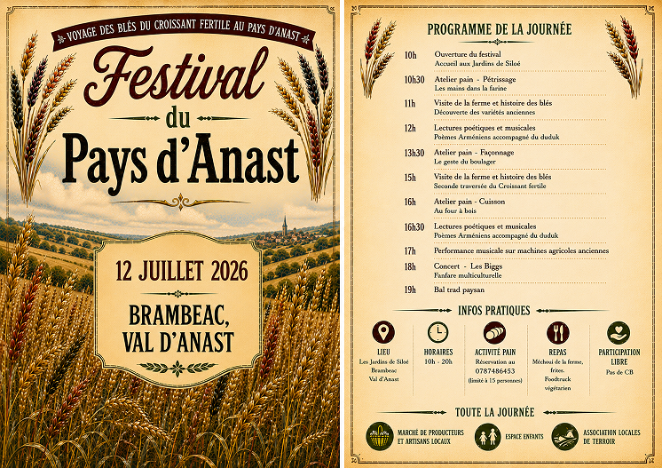 Festival du Pays d'Anast - 12 Juillet 2026